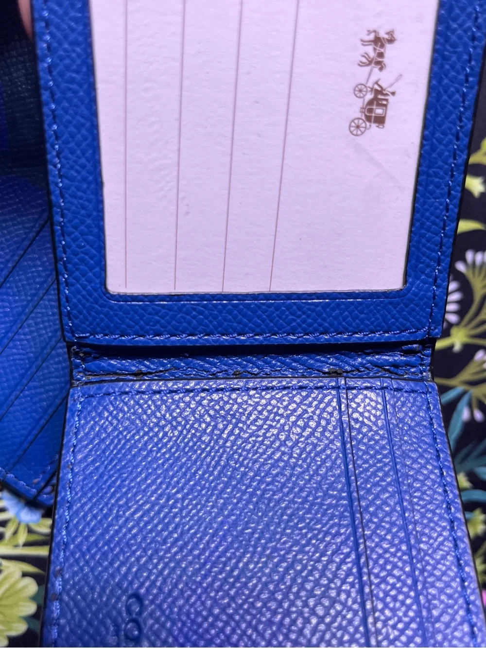 Coach Sport Blue 3 in 1 Bifold Wallet